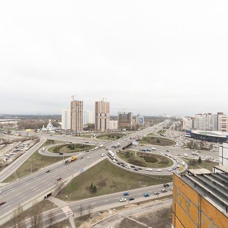 Уютная 1 Комнатная Квартира Люкс На Теремках Kiev Exterior foto